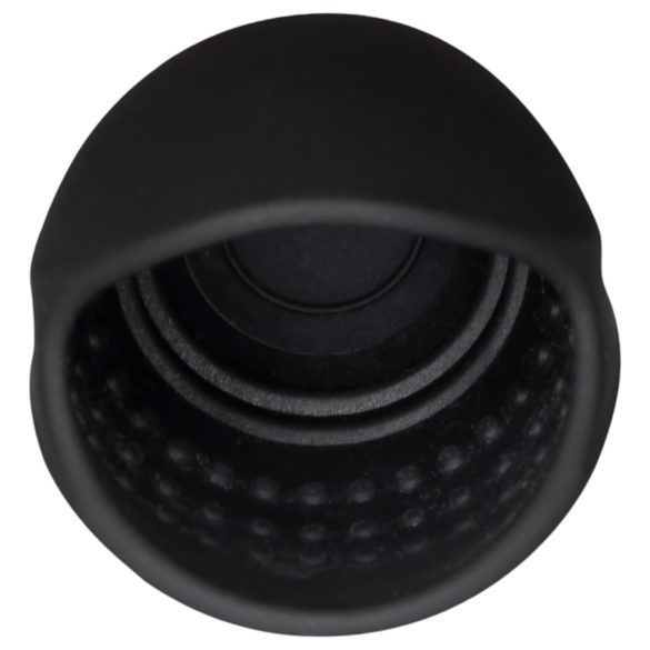 Rebel - vibrador para glande con dilatador - silicona negra