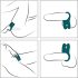 Anillo vibrador turquesa Fun Factory NOS