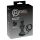 Rebel 2 en 1 - vibrador anal recargable con anillo para pene y radio (negro)