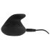 Rebel 2 en 1 - vibrador anal recargable con anillo para pene y radio (negro)