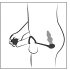 Rebel 2 en 1 - vibrador anal recargable con anillo para pene y radio (negro)