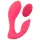 SMILE - vibrador para braguitas recargable 2 en 1 con control remoto - rosa