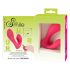SMILE Panty - vibrador 2 en 1 inalámbrico recargable (rosa)