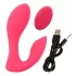 SMILE - vibrador para braguitas recargable 2 en 1 con control remoto - rosa