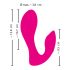 SMILE Panty - vibrador 2 en 1 inalámbrico recargable (rosa)