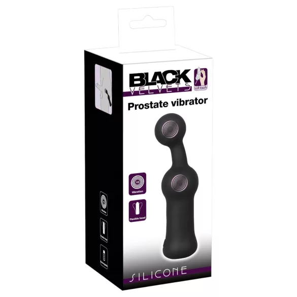 Black Velvets - Vibrador prostático (negro)