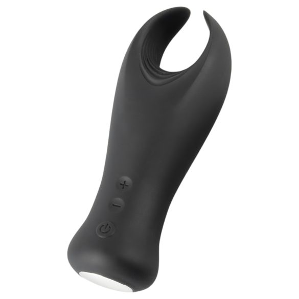 Rebel - masturbador vibrador para glande - silicona negra