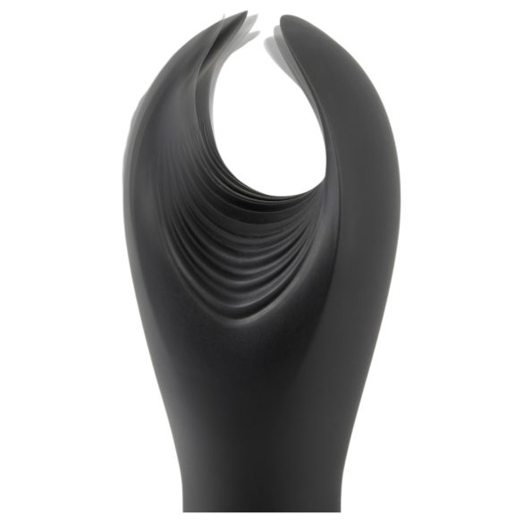 Rebel - masturbador vibrador para glande - silicona negra