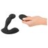 Rebel - vibrador prostático remoto recargable (negro)