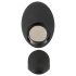 Rebel - vibrador prostático remoto recargable (negro)
