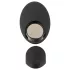 Rebel - masajeador prostático vibrador recargable con control remoto - negro