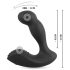 Rebel - vibrador prostático remoto recargable (negro)