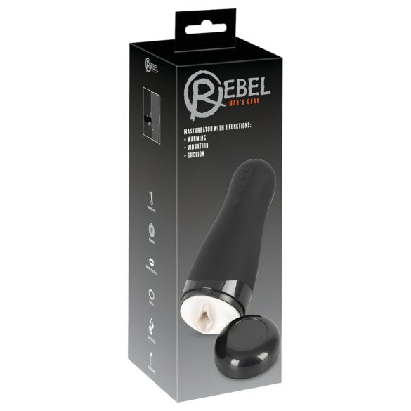 Rebel 3 Funciones - masturbador con calor y vibración