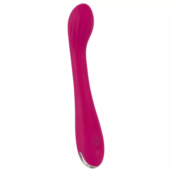 SMILE - vibrador punto G recargable con relieves - silicona lila