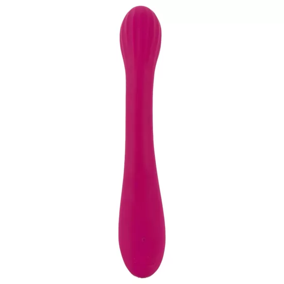 SMILE - vibrador punto G recargable con relieves - silicona lila