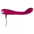 SMILE - vibrador punto G recargable con relieves - silicona lila