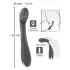 SMILE - vibrador punto G recargable con relieves - silicona lila