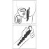 Cuentas Anales ANOS - Vibrador de cuentas anales (negro)