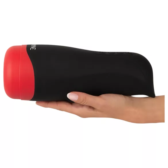 WYNE 01 - masturbador recargable vibrador succionador calefactable negro