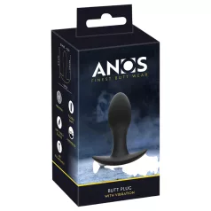   ANOS - masajeador prostático recargable impermeable silicona negro