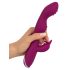 SMILE - Vibrador flexible para punto A y G con brazo estimulador (lila)