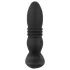 ANOS - vibrador anal con empuje y control remoto - silicona negra