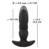 ANOS - vibrador anal con control remoto (negro)