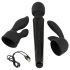 Ya Clit Varita - set vibrador masajista recargable (negro)