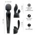 Ya Clit Varita - set vibrador masajista recargable (negro)