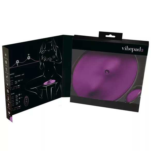 VibePad 2 - almohada vibradora estimuladora de clítoris - silicona lila