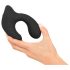 Rebel RC - inflable vibrador anal recargable con control remoto (negro)