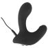 Rebel RC - inflable vibrador anal recargable con control remoto (negro)