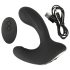 Rebel RC - inflable vibrador anal recargable con control remoto (negro)