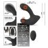 Rebel RC - inflable vibrador anal recargable con control remoto (negro)