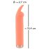 You2Toys ¡melocotón! mini conejo - vibrador clitorial con forma de conejito (melocotón)