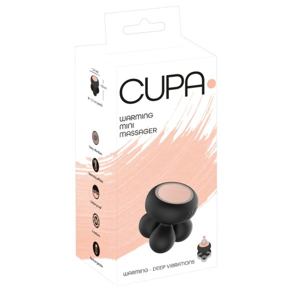 You2Toys CUPA Mini - Vibrador masajeador térmico (negro)