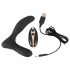 ANOS RC - vibrador de próstata recargable con control remoto (negro)