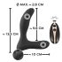 ANOS RC - vibrador de próstata recargable con control remoto (negro)