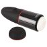 WYNE 02 - Masturbador vibrador-sugador, recargable (blanco y negro)