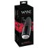 WYNE 02 - Masturbador vibrador-sugador, recargable (blanco y negro)