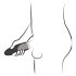 WYNE 02 - Masturbador vibrador-sugador, recargable (blanco y negro)