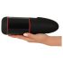 WYNE 02 - Masturbador vibrador-sugador, recargable (blanco y negro)