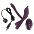 Couples Choice - anillo vibrador recargable con control remoto (lila)