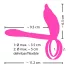 Couples Choice - anillo vibrador recargable con control remoto (lila)