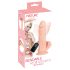 Nature Skin - vibrador con control remoto - realista - color natural