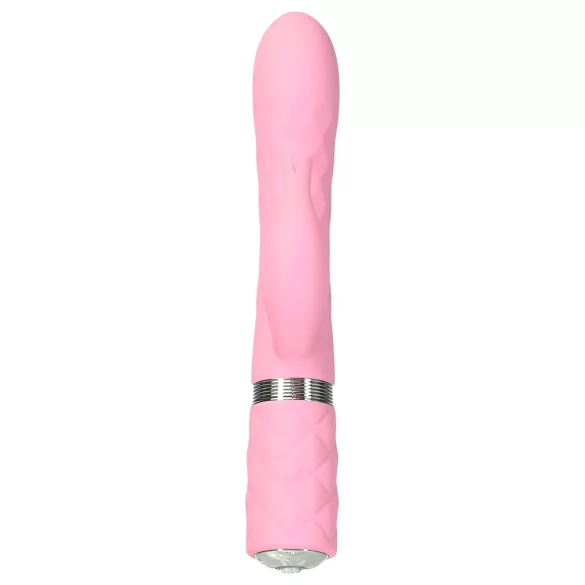 Pillow Talk Lively - vibrador recargable c/estimulador clitorial (rosa)