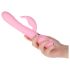 Pillow Talk Lively - vibrador recargable con estimulador de clítoris (rosa)