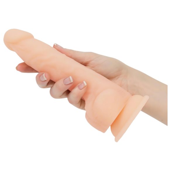 Naked Addiction - vibrador rotativo - realista - 20 cm - color piel