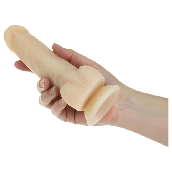 Naked Addiction Rotating 7 - vibrador rotante (18cm) - natural