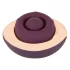 Belou - vibrador recargable masajeador de vulva giratorio - silicona lila